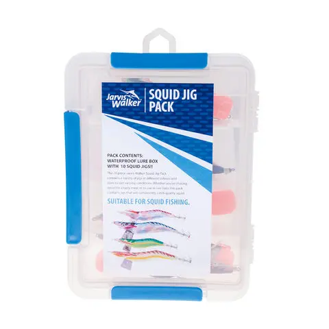 10-Pack Squid Jig Set – Jarvis Walker Saltwater Fishing Kit 1