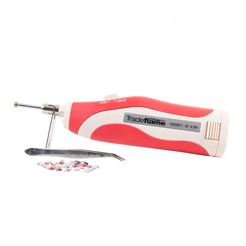 12-Piece Portable Hot Fix Craft Kit – Includes 3X Aa Batteries 1