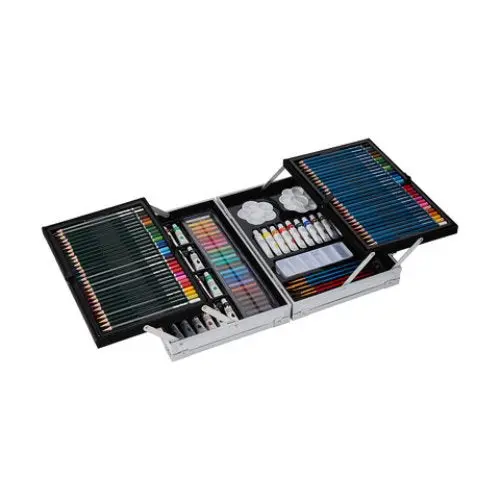 126-Piece All-Media Art Supply Set – Premium Tools In Durable Aluminum Carrying Case 1