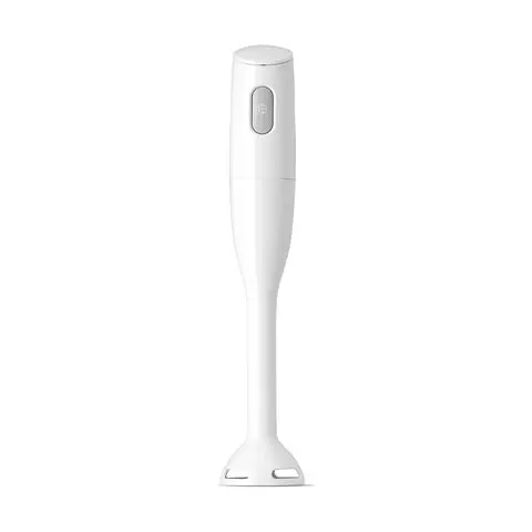 150W Cordless White Stick Blender With Dc Motor – Kitchen Essential For Smoothies And Purees 1