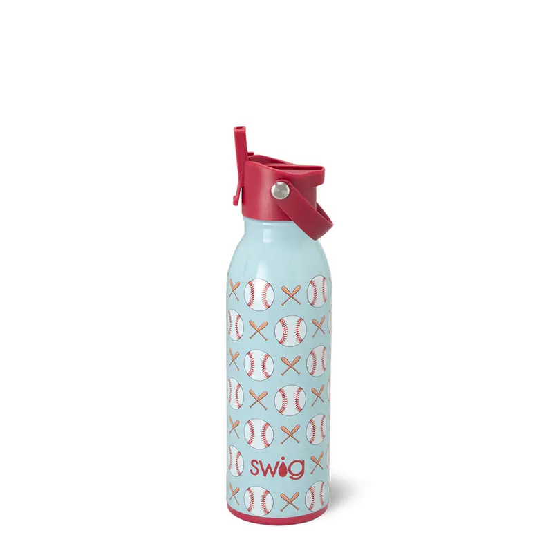 16 Oz Home Run Compact Flip-And-Sip Bottle 1