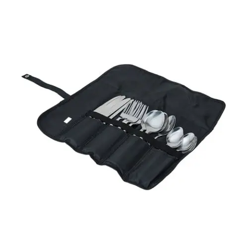 16-Piece Camp Cutlery Set With Carry Pouch – All-In-One Outdoor Dining Kit 1