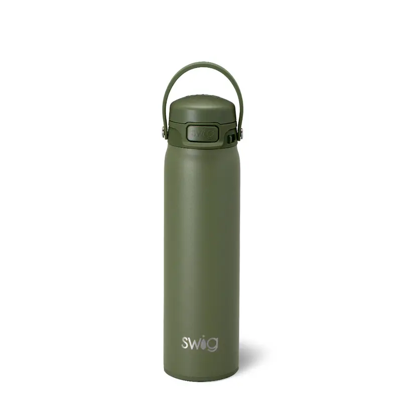 22Oz Olive Ez-Fill Insulated Bottle 1