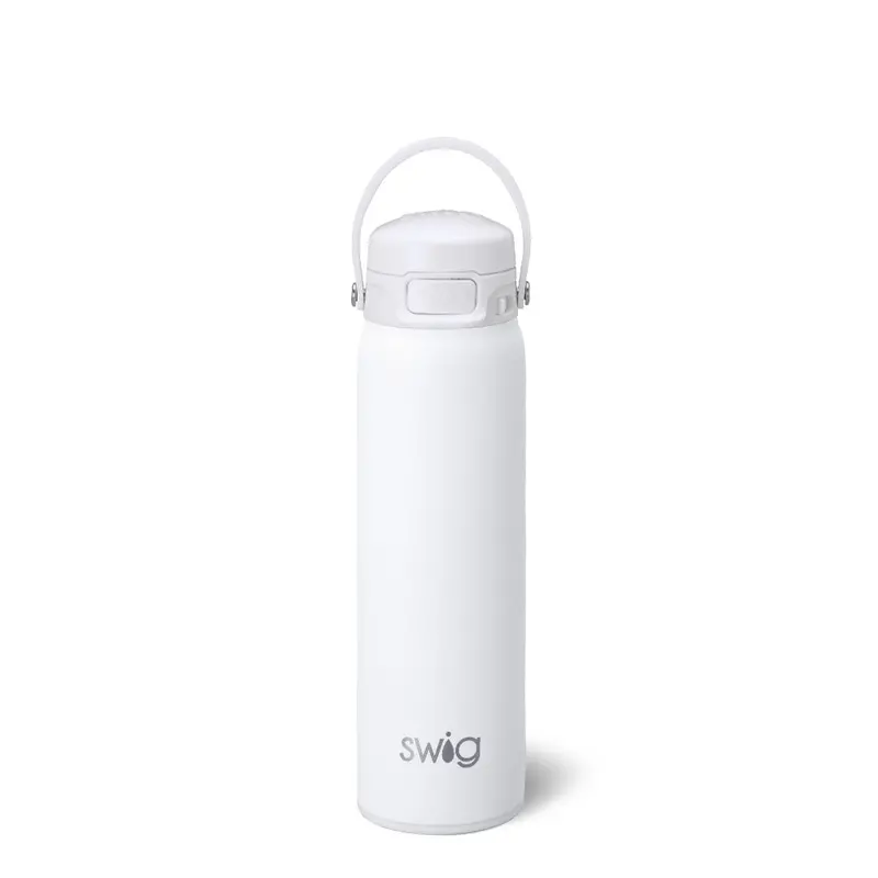 22Oz White Ez-Fill Wide-Mouth Bottle 1
