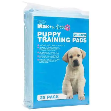 25-Count Puppy Training Pads – 60 X 60 Cm Absorbent Disposable Liners 1