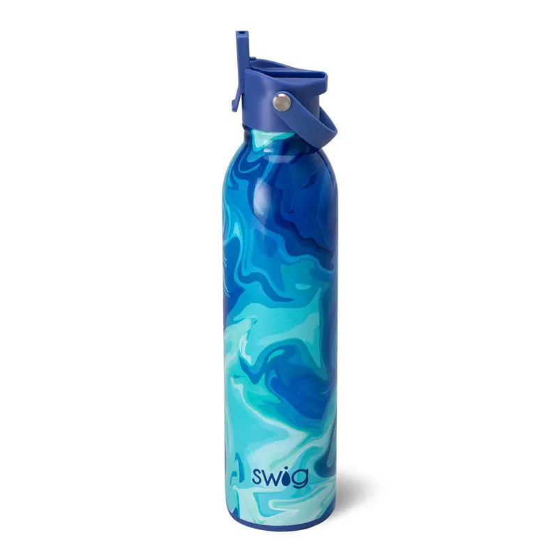 26 Oz Blue Lagoon Flip-Top Sip Bottle 1