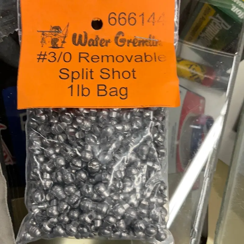#3/0 Removable Split Shot Weights – 1 Lb Bag 1