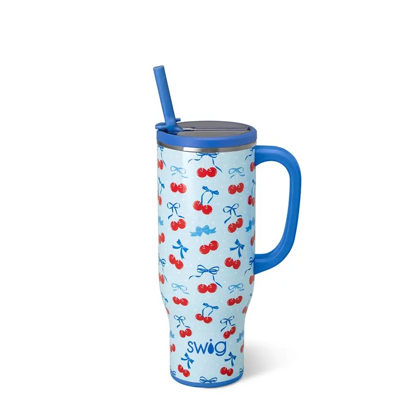 30Oz Cherry Pop Large Capacity Insulated Mug 1