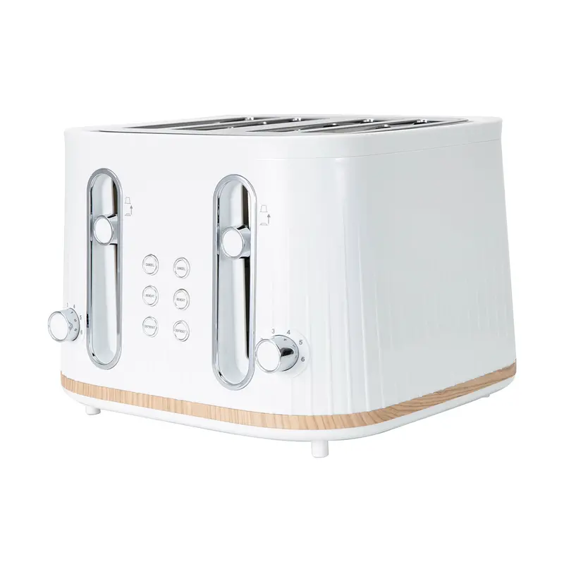 4-Slot Toaster With Adjustable Browning And Defrost Function – White 1