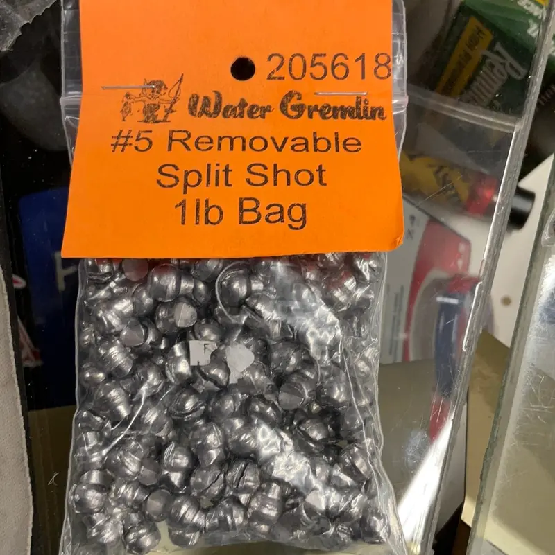 #5 Removable Split Shot Weights – 1 Lb Bag 1