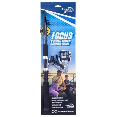 6-Foot Telescopic Fishing Rod – Jarvis Walker General Purpose Combo 1