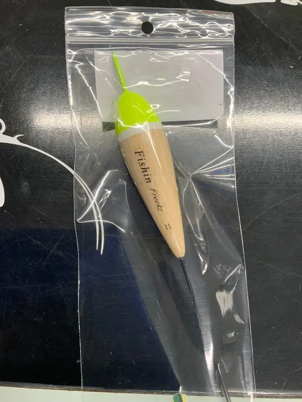8G Fixed Long-Stem Fishing Float In Bright Yellow 1