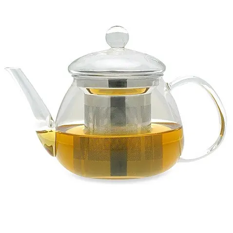Adagio Teas Petit Glass Teapot (17 Oz) With Stainless Steel Infuser 1