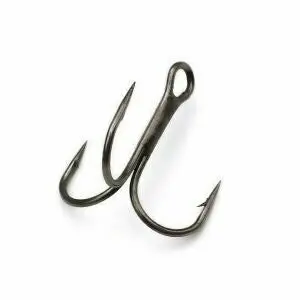 Addya Jawlocker Treble Hooks – Black Nickel, Size 1 (Pack Of 10) 1