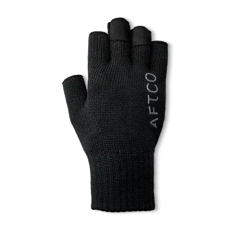 Aftco Wool Blend Fingerless Fishing Gloves 1