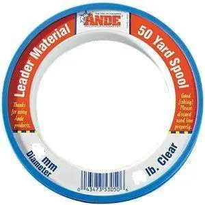 Ande Clear Monofilament Leader Spool (50 Yards) 1