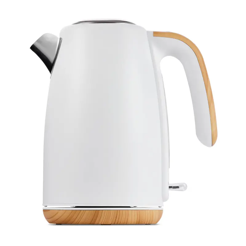 Anko 1.7L Stainless Steel Kettle In Matte White And Black Accents 1