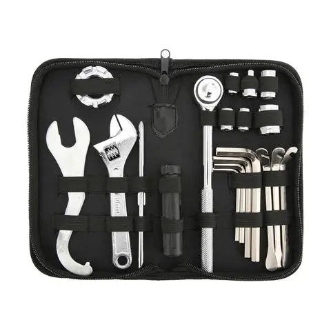 Anko 18-Piece Multi-Use Bike Repair Toolkit – Compact, All-In-One Cycling Maintenance 1
