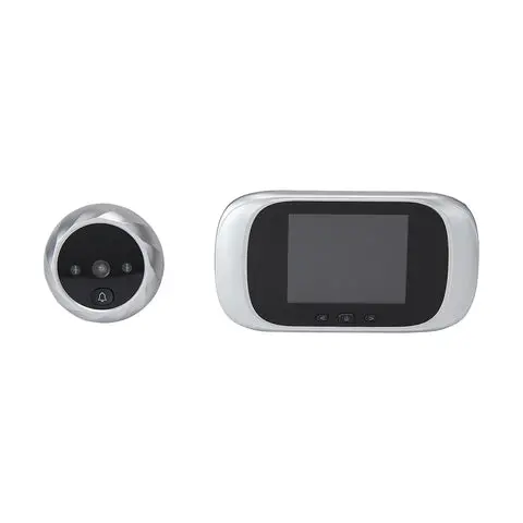 Anko Digital Door Viewer With Built-In Doorbell And Outdoor Chime 1