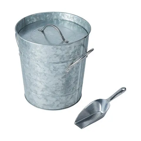 Anko Galvanised Silver Ice Bucket 1