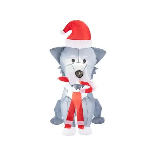 Arlec 1.5-Metre Schnauzer Inflatable – Low-Voltage Outdoor Festive Decor 1
