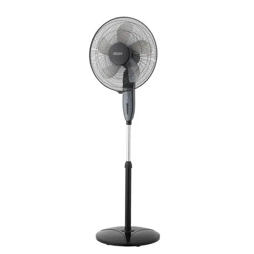 Arlec 40Cm Black Remote-Controlled Pedestal Fan With Oscillation 1