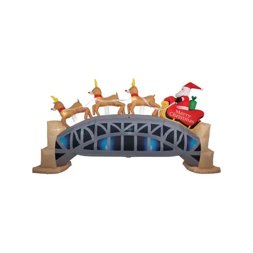 Arlec 4M Harbour Bridge Inflatable – 10 Led-Lit, Polyester Fabric, Low-Voltage 1