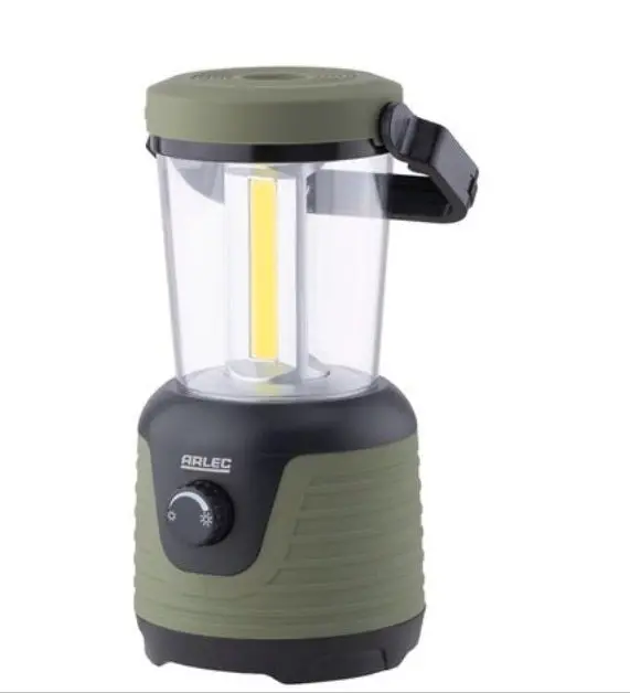 Arlec 500-Lumen Camping Lantern – Battery-Powered, Dimmable, Full 360° Illumination 1