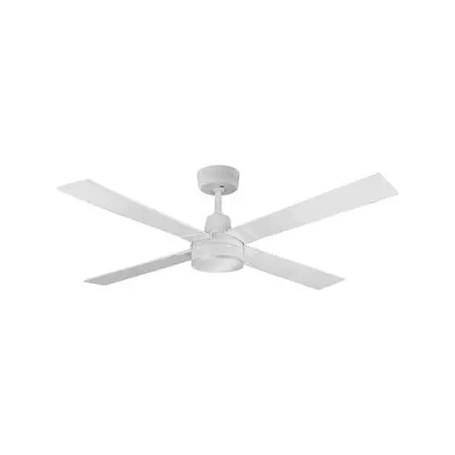 Arlec Af120W White Led Ceiling Fan – 120Cm, 4-Blade, 6-Speed Remote, Reverse Function 1