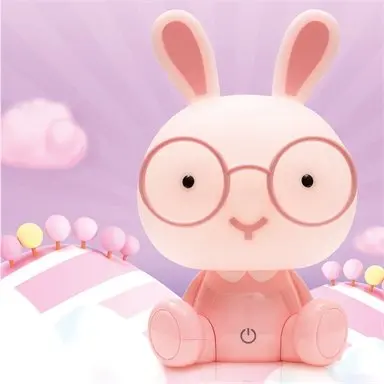 Arlec Bunny Touch-Control Night Light – Soft Pink Led Accent Lamp 1