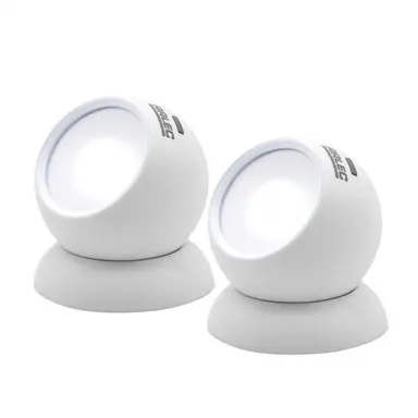 Arlec Rotating Led Night Light – 360° Adjustable, 2-Pack For Flexible Placement 1