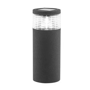 Arlec Sandor Solar Bollard Light – Textured Grey Render Finish 1