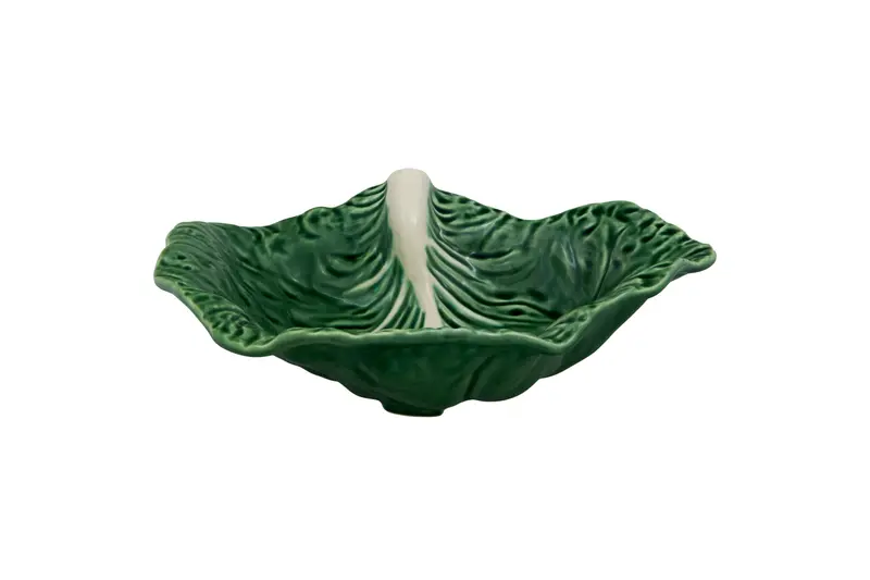 Asymmetrical Green Cabbage Bowl 1