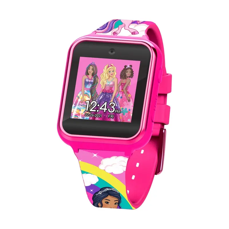 Barbie Kids Smart Watch – Pink, Featuring Camera, Learning Games, Calculator & Clock 1