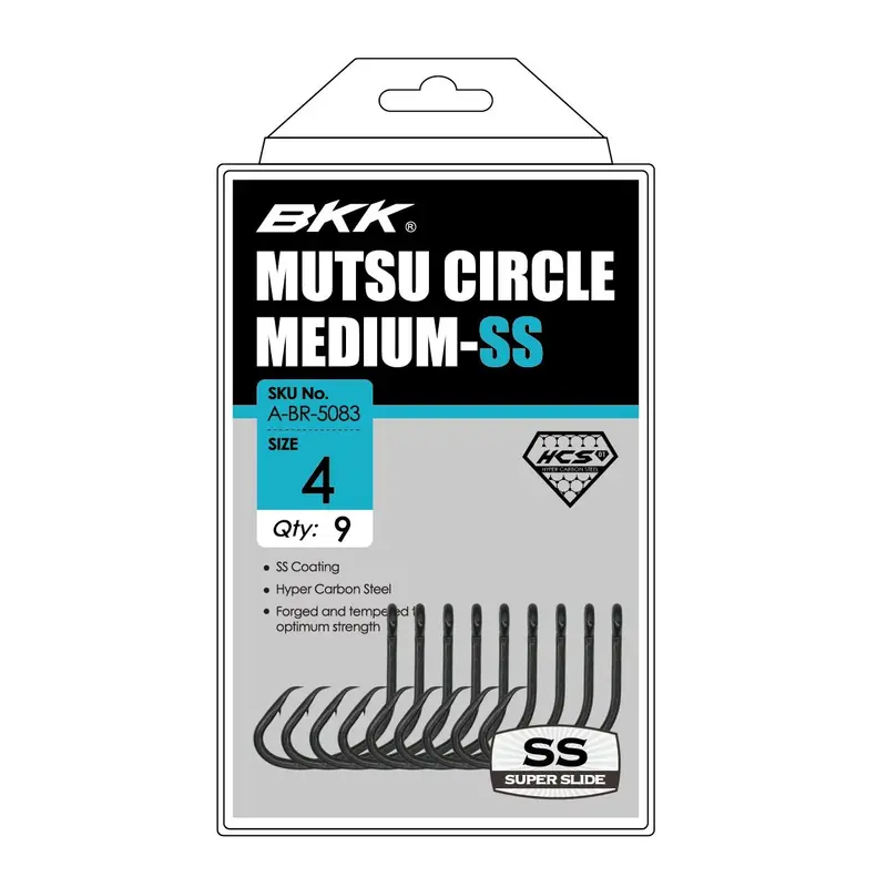 Bkk Ringed Mutsu Medium Offset Circle Hooks – Saltwater Ready 1