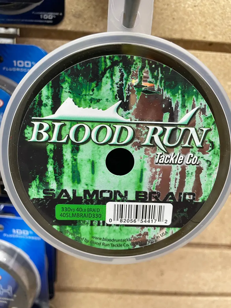 Blood Run Salmon-Specific Braided Line – 330 Yards, 40 Lb Test 1