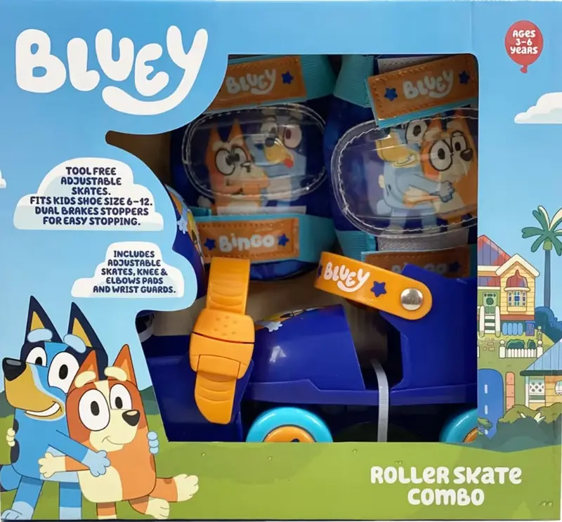 Bluey Junior Roller Skate Combo – Adjustable Fit For Ages 3–6 1