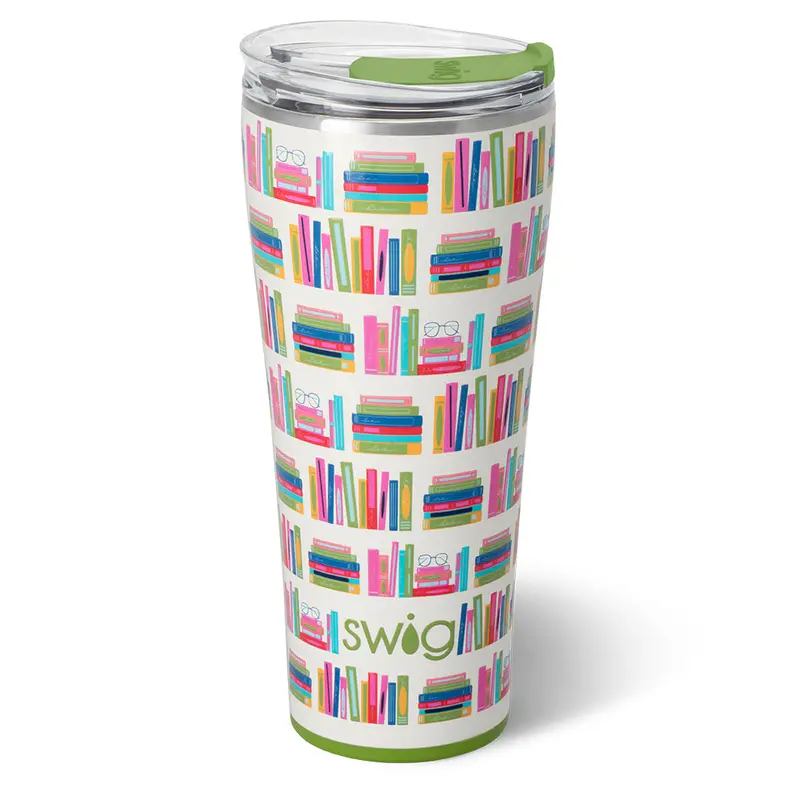 Book Club Graphic 32 Oz Double-Wall Tumbler 1