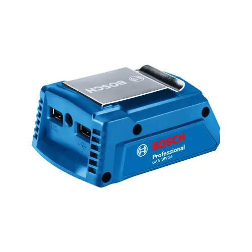 Bosch Gaa 18V-24 Usb Lithium-Ion Battery Adapter – Blue Professional Series 1