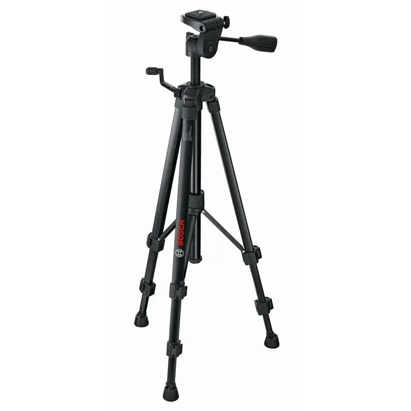 Bosch Gll 3-80 Tripod For Blue Laser Levels – Black Adjustable Support Stand 1
