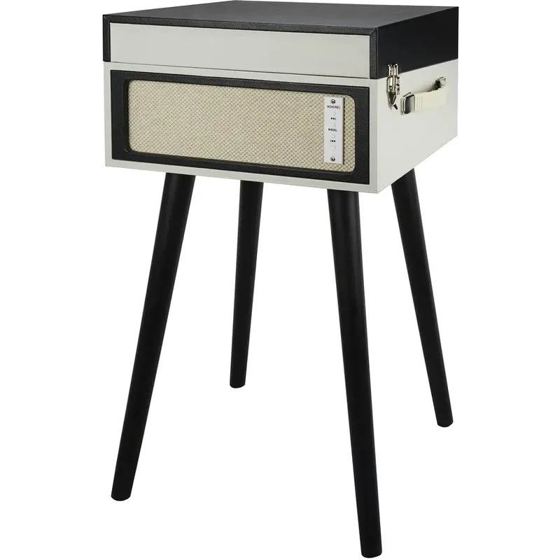 Brooklyn Audio Bluetooth Turntable With Integrated Speakers & Detachable Wooden Legs 1