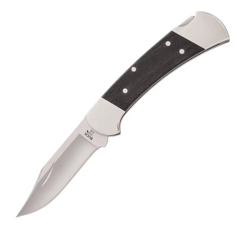 Buck 112 Slim Heritage Elite Folding Knife – Nickel Silver Handle 1