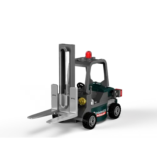 Bunnings Block Forklift Set – 65-Piece Construction Kit, Ages 6+ 1