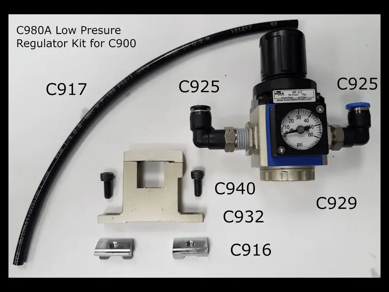 C980A Low-Pressure Air Regulator Kit 1