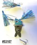 Church Tackle Shock Wave Rig — Chrome-And-Blue Scales Finish, Part #53107 1