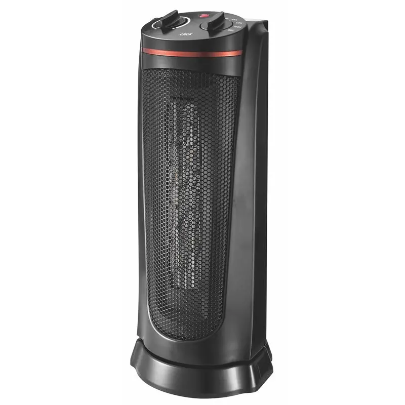 Click 2000W Black Ceramic Tower Heater With Auto Overheat Safety Shut-Off 1