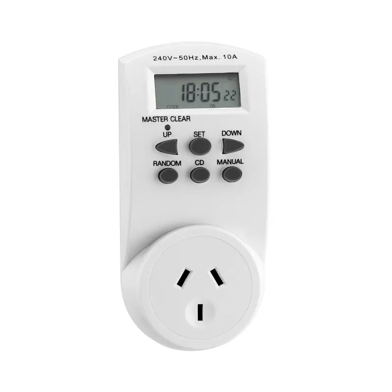 Click Digital Timer – 24-Hour Or 7-Day Programmable, 10 Daily On/Off Events 1