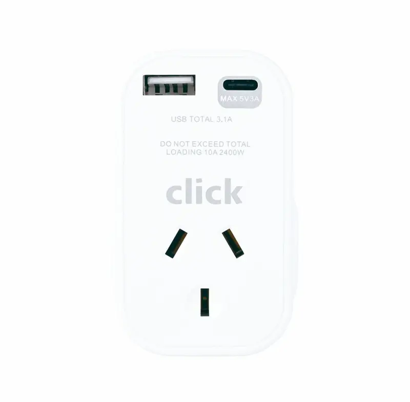 Click Universal Travel Adapter – Uk & Hong Kong Plug Converter For Outbound Trips 1
