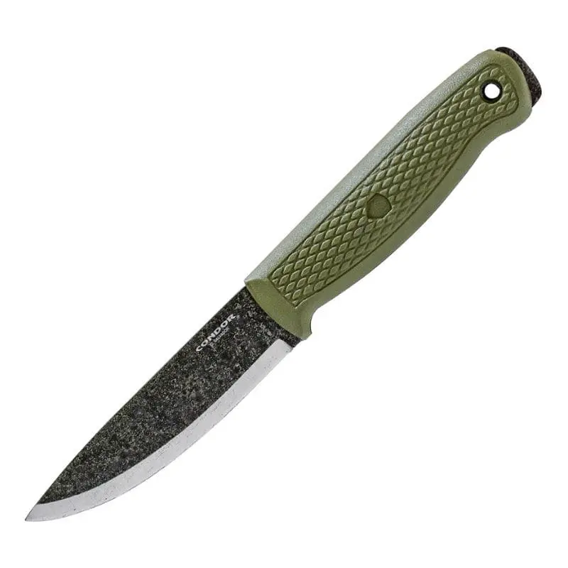 Condor Terrasaur Fixed-Blade Knife – Army Green Camo Handle 1