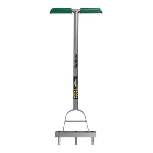 Cyclone Tubular Steel Lawn Aerator – Durable Rolling Design For Soil Aeration 1